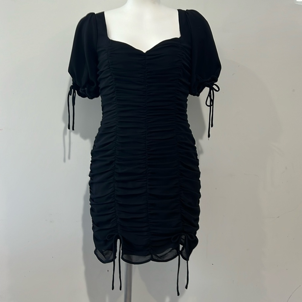 MAJORELLE Gerald Mini Dress in Black